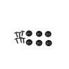 ORTLIEB Schrauben-Set asphalt - black